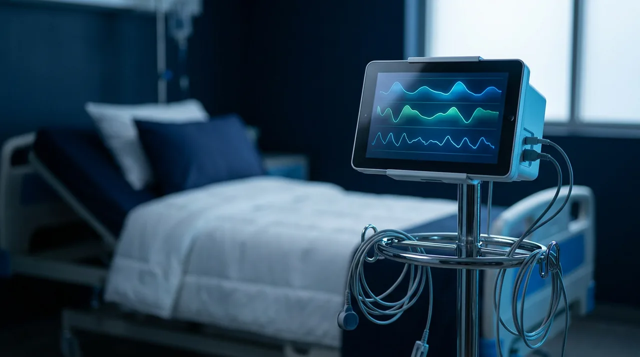 Apnea central del sueño: monitor de estudio del sueño