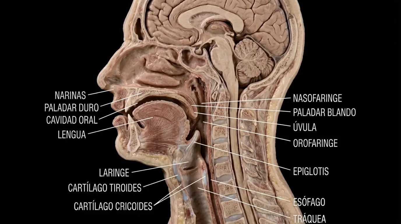 Anatomía multinivel de la vía aérea para cirugía de apnea del sueño
