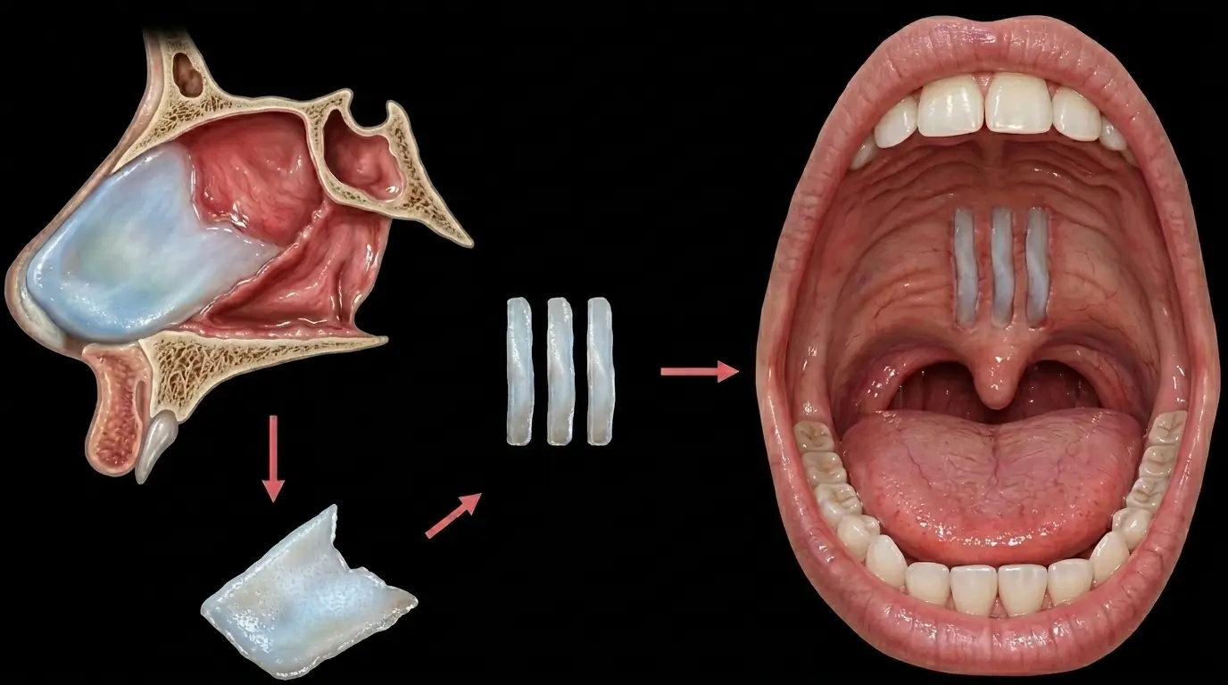 Faringoplastia con injertos septales — Técnica pionera