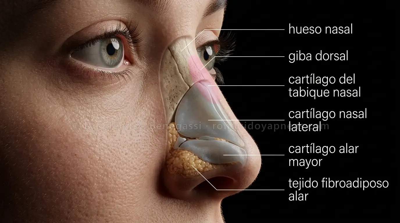 Septorrinoplastia funcional — Estructura nasal y respiración