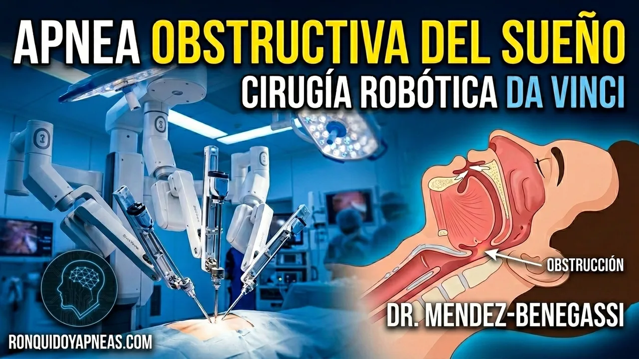 La apnea del sueño y la cirugía robótica Da Vinci (TORS) explicadas por el Dr. Méndez-Benegassi